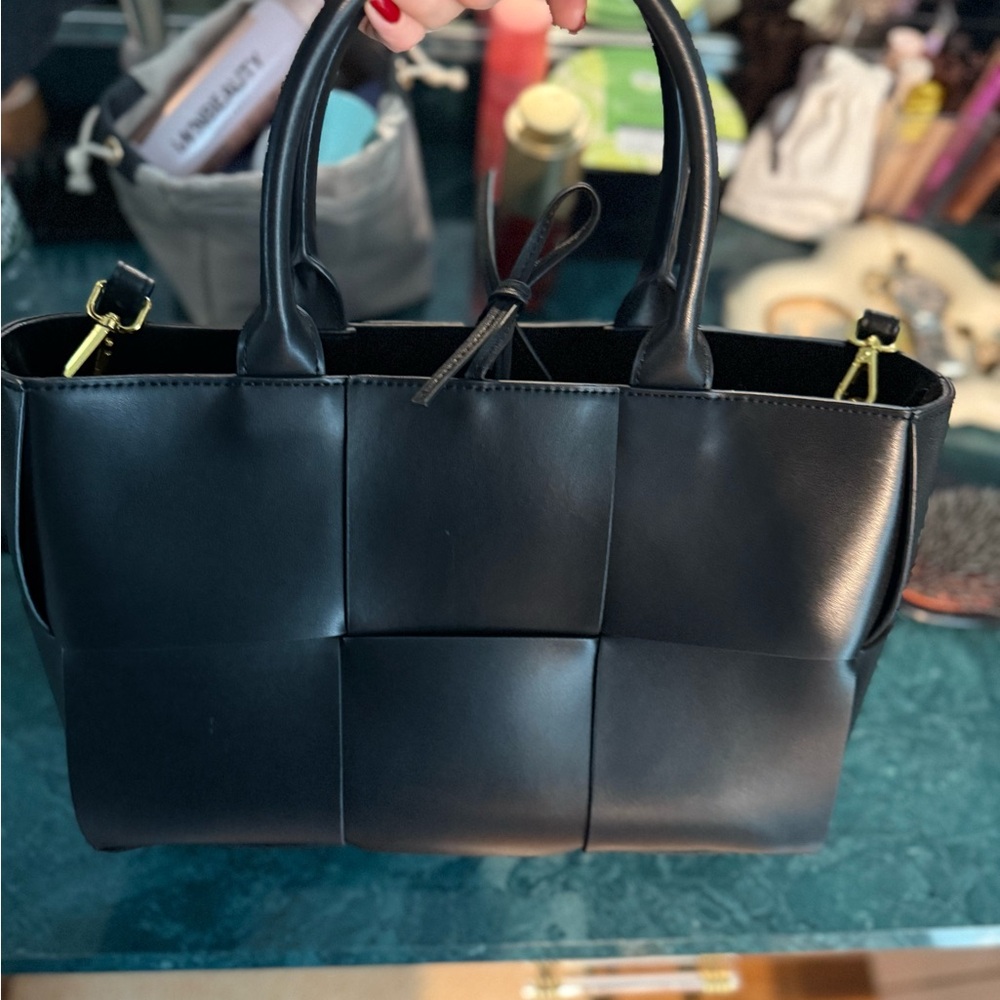 Elegant Black Tote Bag